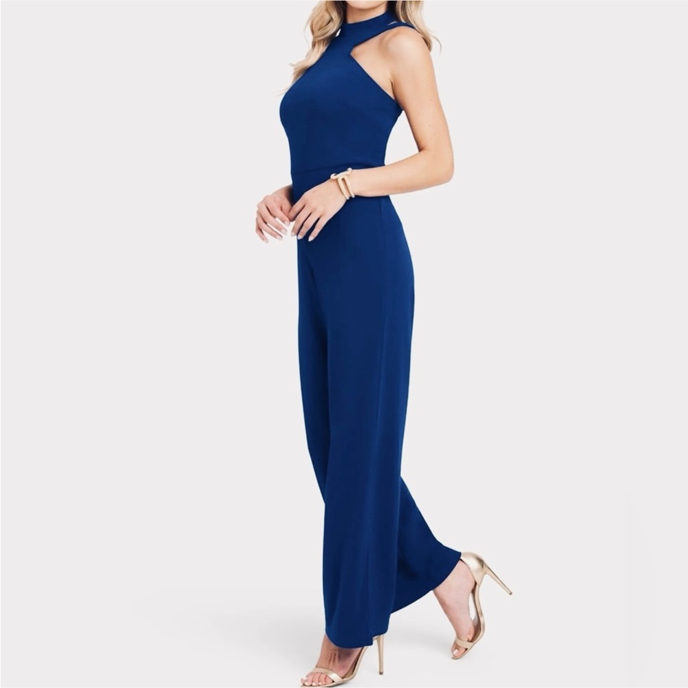 NWT Bebe Navy Jumpsuit
